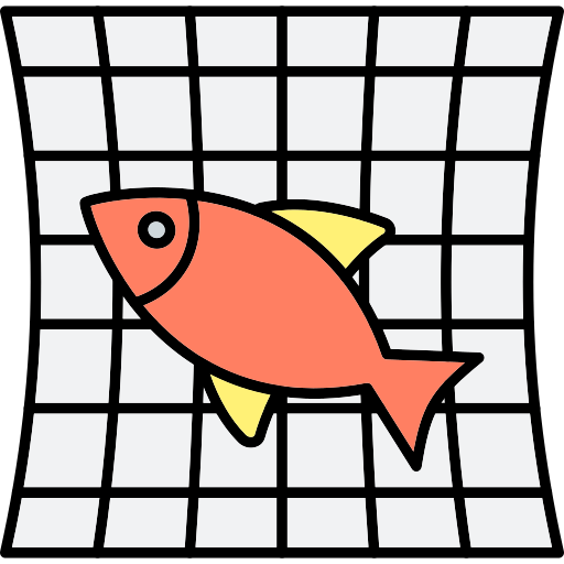 Рыболовная сеть Generic Thin Outline Color иконка