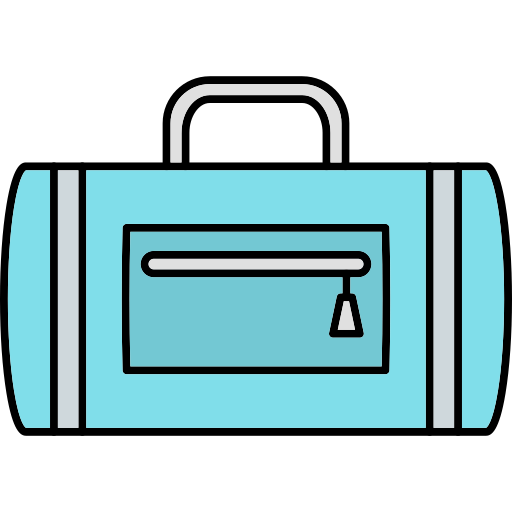 Bag Generic Thin Outline Color icon