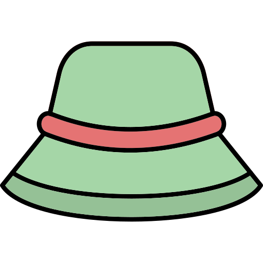 chapeau Generic Thin Outline Color Icône