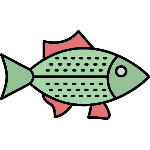 Sardine Generic Thin Outline Color icon