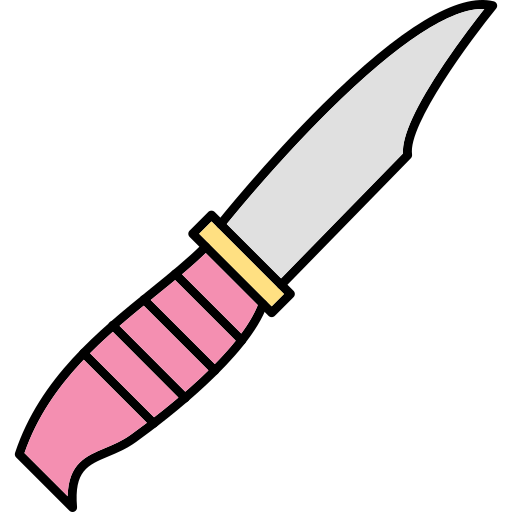 coltello Generic Thin Outline Color icona