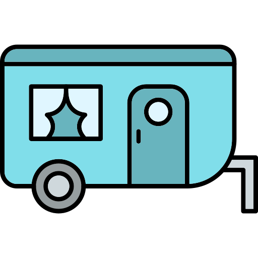 caravan Generic Thin Outline Color icona