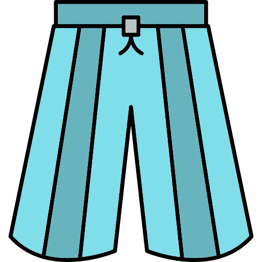 Hakama Generic Thin Outline Color icon