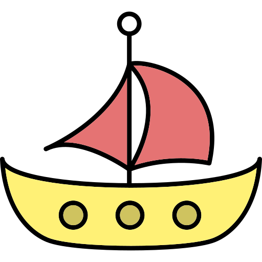 Boat Generic Thin Outline Color icon