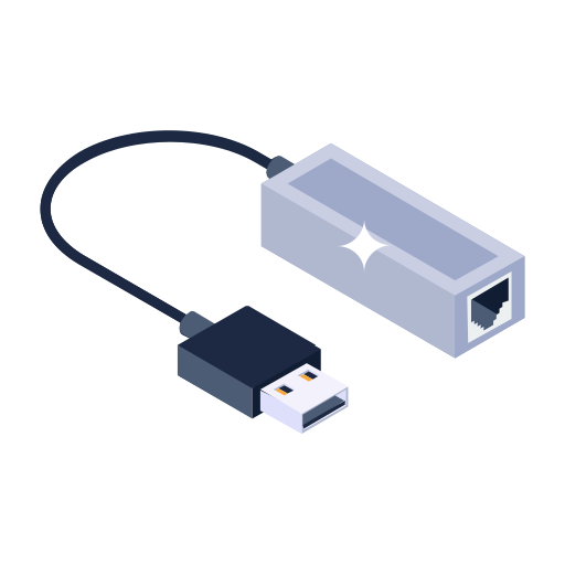 kabelverbinding Generic Isometric icoon