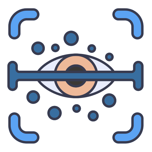 eyescan Generic Outline Color icono