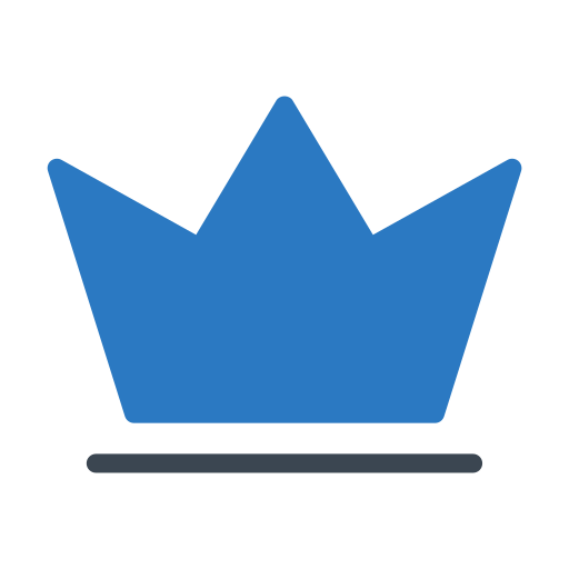 corona real Generic Blue icono