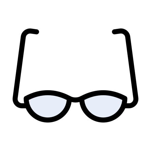 oculos escuros Vector Stall Lineal Color Ícone