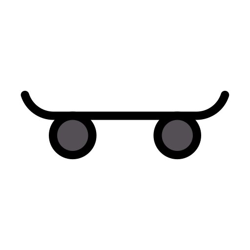스케이트보드 Vector Stall Lineal Color icon
