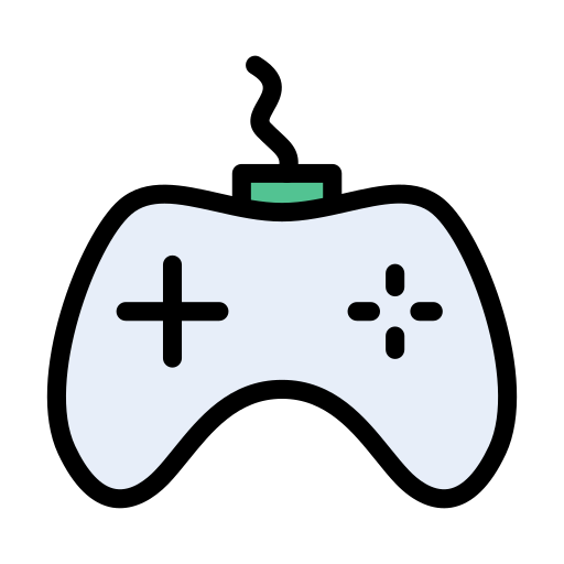 Gamer Vector Stall Lineal Color icon