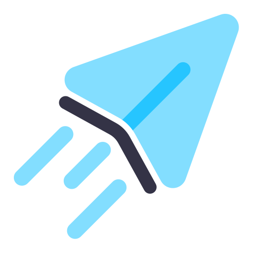 Paper plane Generic Flat icon