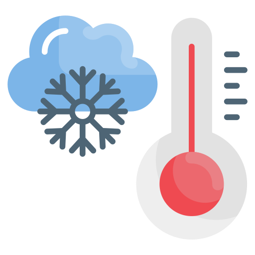 temperatura zimna Generic Flat ikona