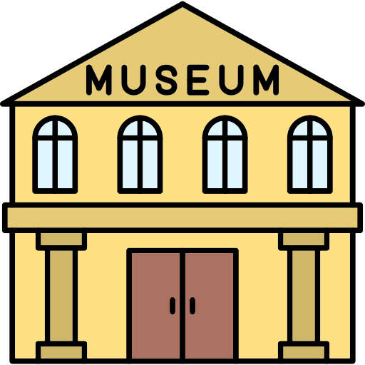 museu Generic Thin Outline Color Ícone