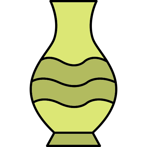 vase Generic Thin Outline Color icon