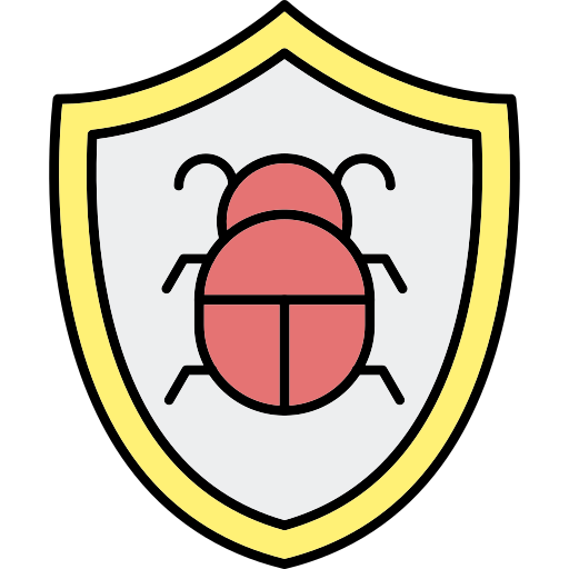 antivirus Generic Thin Outline Color icono