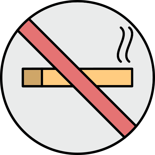 no fumar Generic Thin Outline Color icono