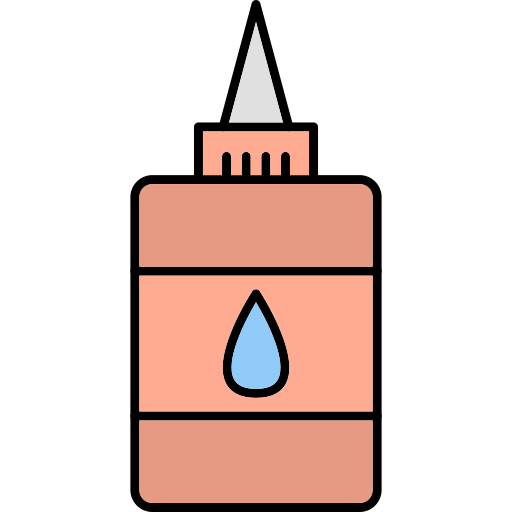 Liquid glue Generic Thin Outline Color icon