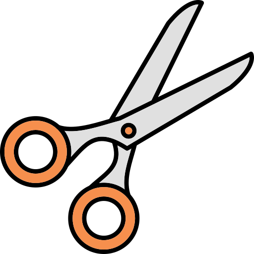 Scissor Generic Thin Outline Color icon