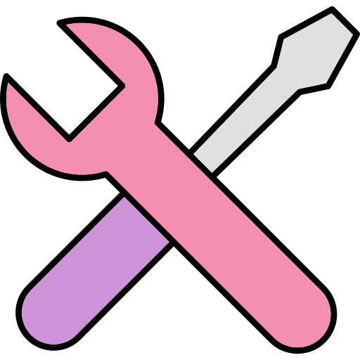 Repair Generic Thin Outline Color icon