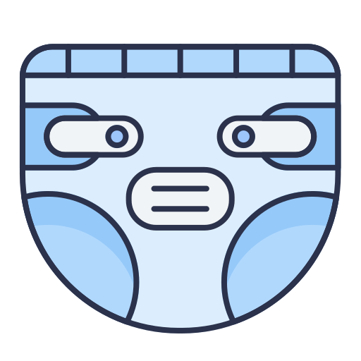 Diaper Generic Outline Color icon