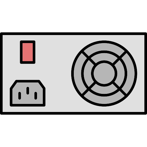 Power supply Generic Thin Outline Color icon