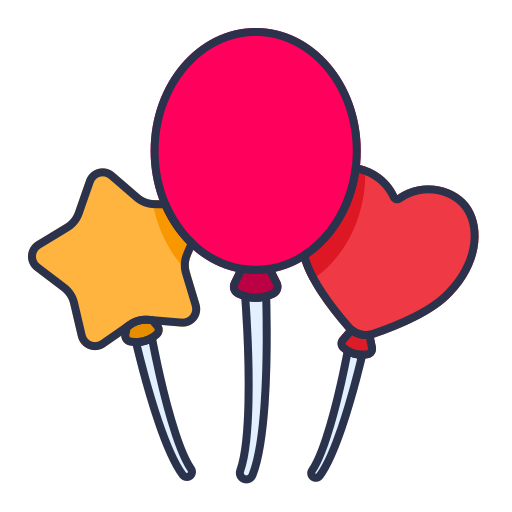 zabawka balonowa Generic Outline Color ikona
