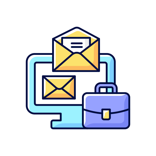 email Generic Thin Outline Color icon