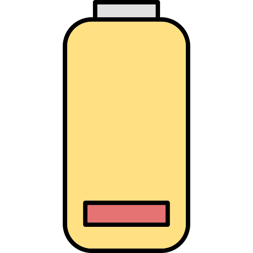 keine batterie Generic Thin Outline Color icon