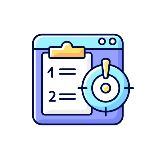 Task planning Generic Thin Outline Color icon