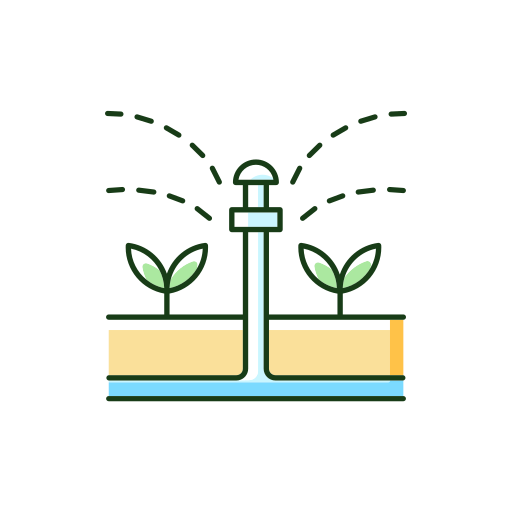 Irrigation system Generic Thin Outline Color icon
