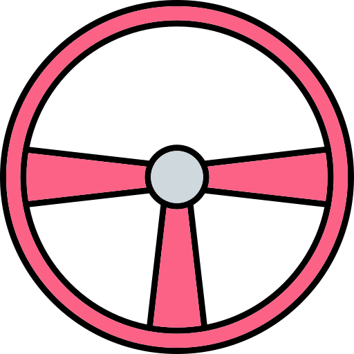 lenkrad Generic Thin Outline Color icon