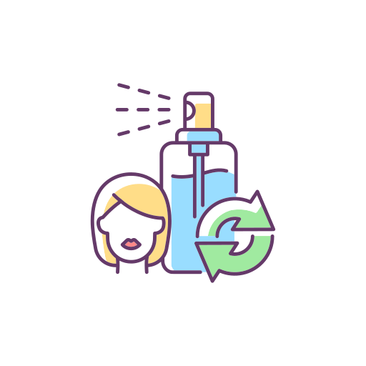 Hair spray Generic Thin Outline Color icon
