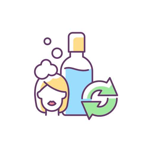 シャンプー Generic Thin Outline Color icon