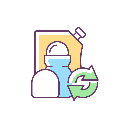 dezodorant Generic Thin Outline Color ikona