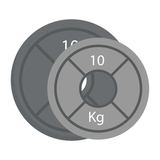 Weight plates Generic Flat icon
