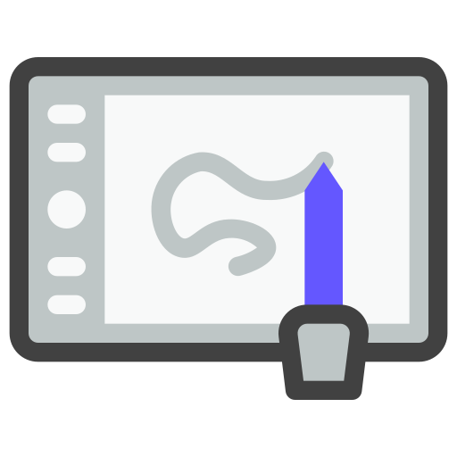 stifttablett Generic Outline Color icon