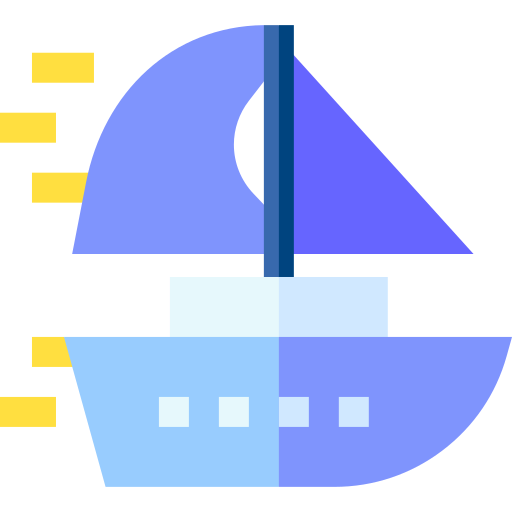 Boat Basic Straight Flat icon