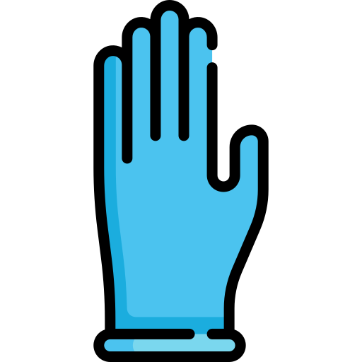rubberen handschoenen Special Lineal color icoon