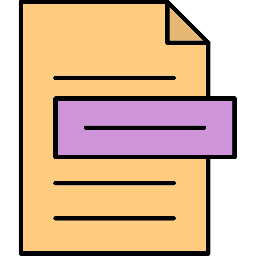 Format Generic Thin Outline Color icon