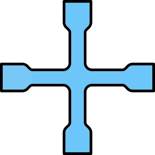 radschlüssel Generic Thin Outline Color icon