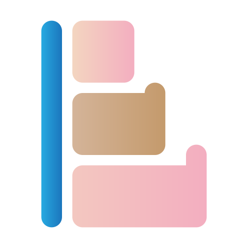 diagram Generic Flat Gradient ikona