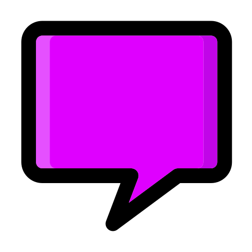 コメント Generic Outline Color icon