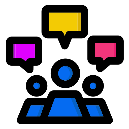 グループチャット Generic Outline Color icon