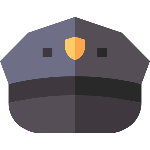 Police Basic Straight Flat icon