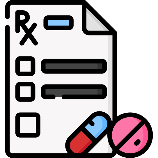 prescripción Special Lineal color icono