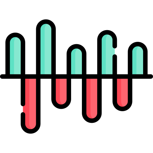Звуковая волна Special Lineal color иконка
