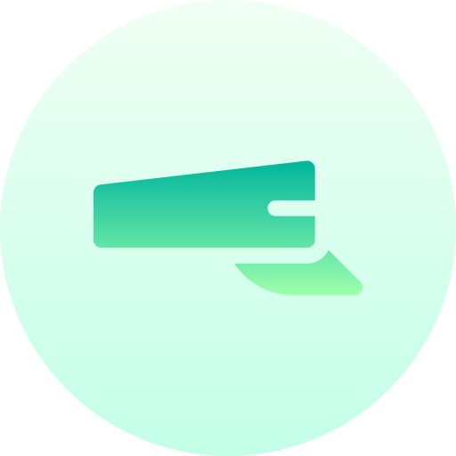 Visor Basic Gradient Circular icon