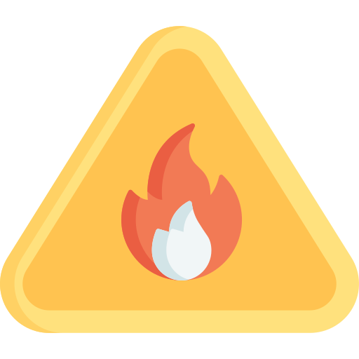 płomienie ognia Special Flat ikona