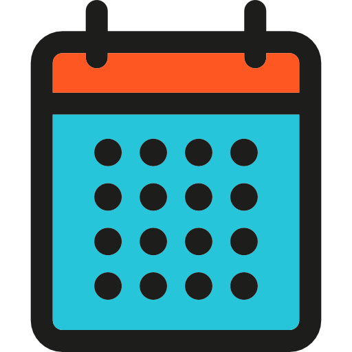 Calendar Soodabeh Ami Lineal Color icon