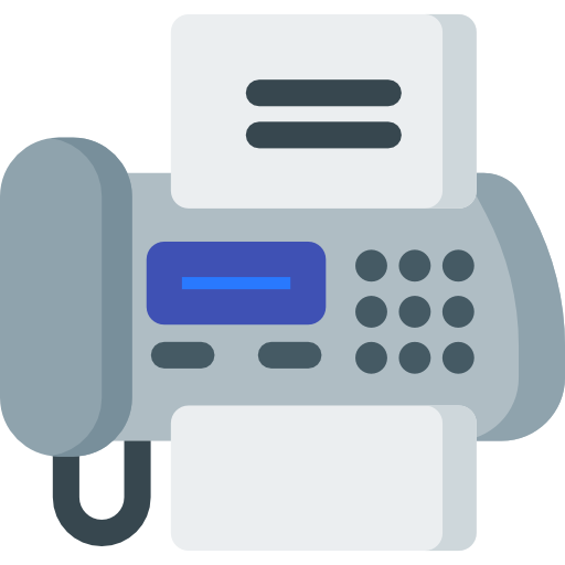 máquina de fax Soodabeh Ami Flat icono